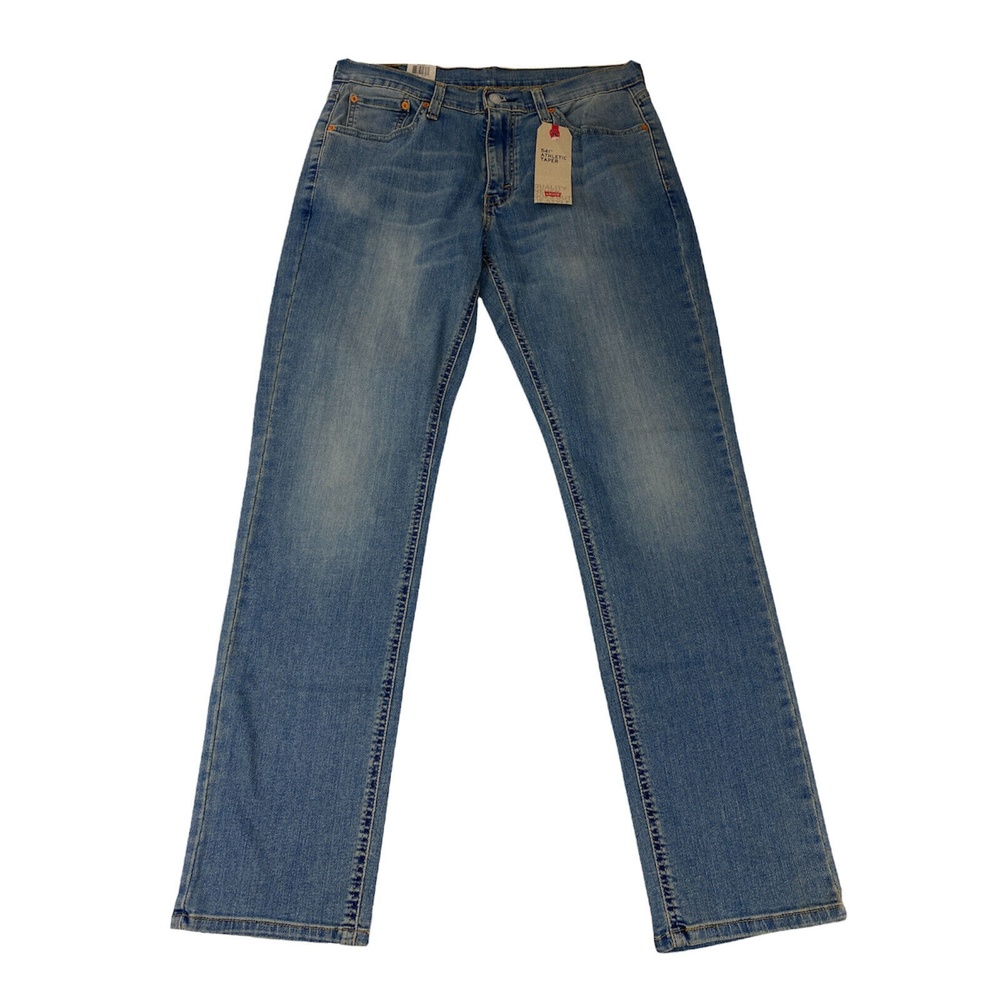 NWT Levis 541 Athletic Taper Jeans Blue Denim Pants Stretch Mens 32X34